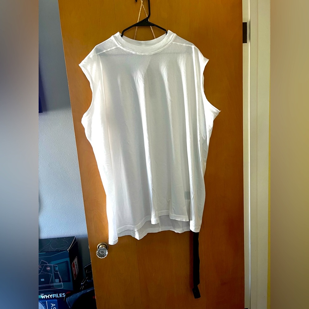 Rick Owens DRKSHDW Tarp T-Shirt off white